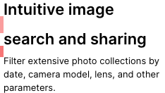Line spacing larger than paragraph spacing affects readability.